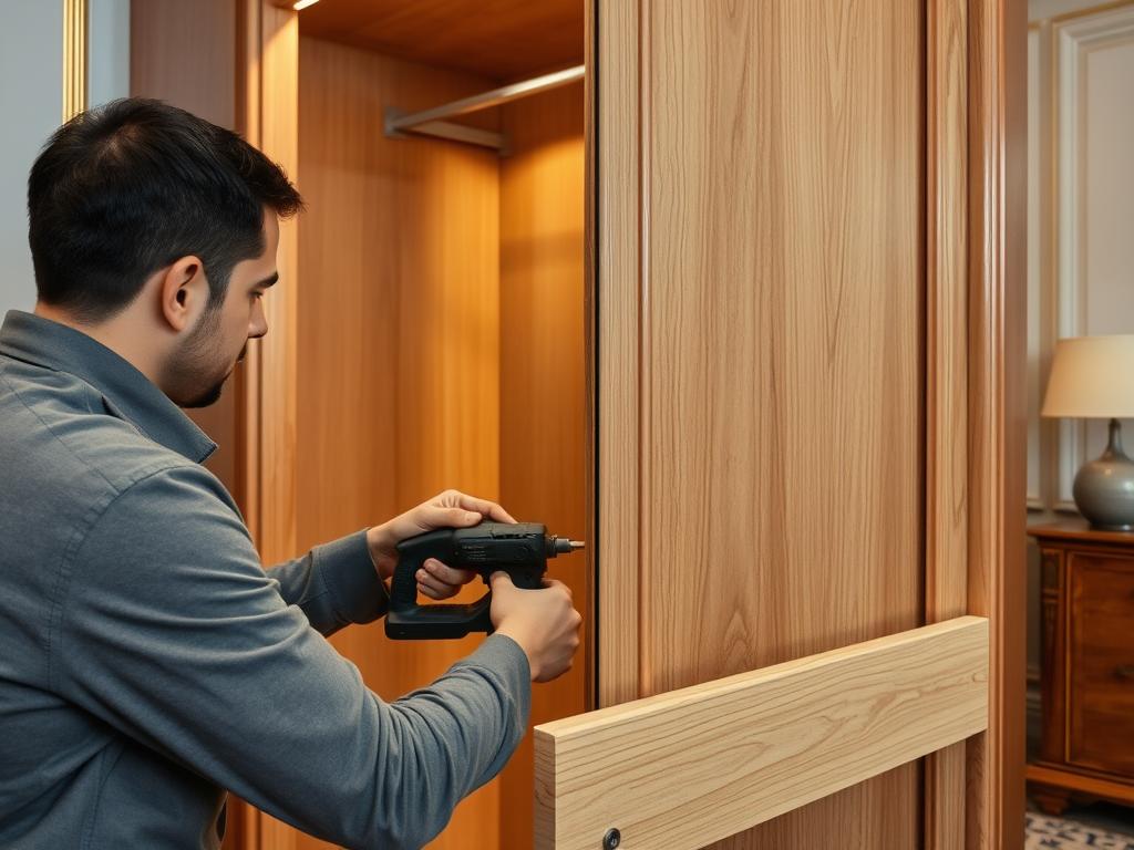 فني متخصص في فك وتركيب الاثاث من شركة نقل اثاث بالزمالك